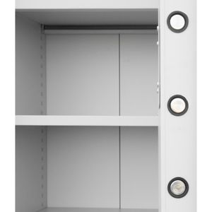 Produktbild für Aktenschrank Lüllmann 690250, aus Metall, feuerfest