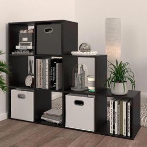 Produktbild für Bücherregal Vicco 37502, schwarz