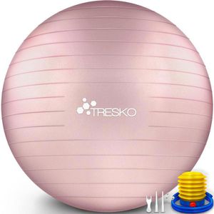 Gymnastikball Tresko Anti-Burst, mit Luftpumpe