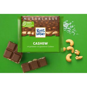 Produktbild für Tafelschokolade Ritter-Sport Cashew