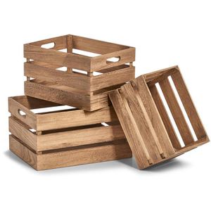 Produktbild für Holzkiste Zeller 15165 Aufbewahrungskiste, Holz