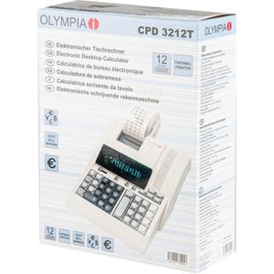 Produktbild für Tischrechner Olympia CPD 3212 T, Thermodruck