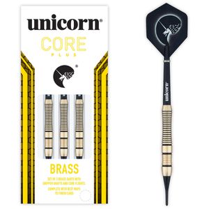Produktbild für Dartpfeile Unicorn Core Plus Brass, 04289