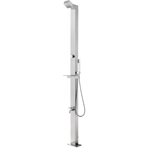 Produktbild für Gartendusche vidaXL 315939, Kaltwasserdusche, silber