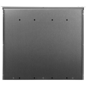 Produktbild für Briefkasten SafePost 21090 ScanPro 21, silber, aus Edelstahl