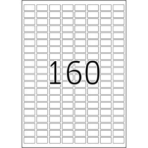 Produktbild für Universaletiketten TopStick labels, 8791, weiß