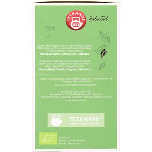 Produktbild für Tee Teekanne Luxury Cup Green Tea Greetings, BIO