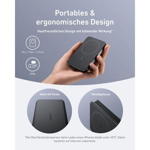 Produktbild für Powerbank Anker MagGo Slim, 10000mAh