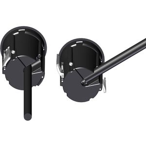 Produktbild für Einbausteckdose EVOline One, mit 3 m Kabel