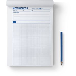 Produktbild für Gesprächsnotiz itenga Meeting, kariert, A4
