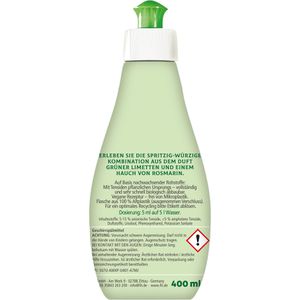Produktbild für Spülmittel fit Limette &amp; Rosmarin, mikroplastikfrei
