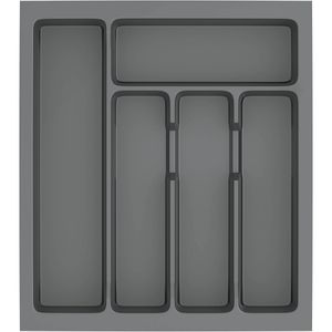 Produktbild für Besteckkasten Sossai Divio, anthrazit, aus Kunststoff
