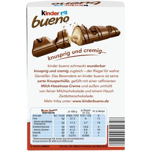 Produktbild für Schokoriegel Kinder-Bueno