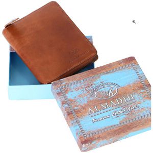 Produktbild für Portemonnaie Almadih P2H-RV, cognac, aus Echt Leder