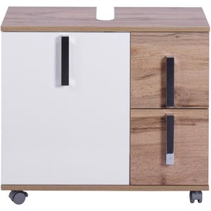 Produktbild für Waschbeckenunterschrank Schildmeyer Luca 135873, mit Rollen