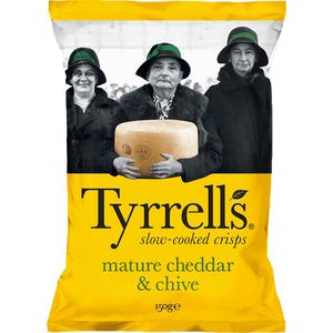 Chips Tyrrells Mature Cheddar & Chive