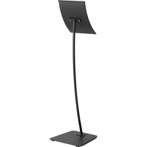 Produktbild für Infoständer Update-Displays Arc aus Stahl, schwarz, A3