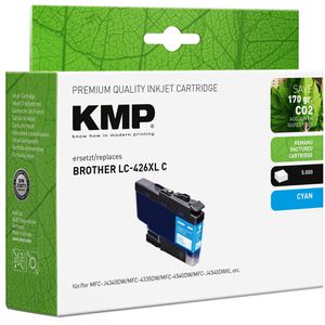 Produktbild für Tinte KMP für Brother LC-426XLC