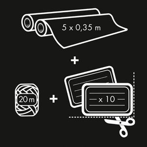 Produktbild für Geschenkpapier Clairefontaine 223891C, Tiny Rolls