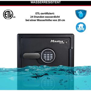 Produktbild für Tresor Master-Lock LFW123FTC schwarz