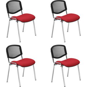 Produktbild für Besucherstuhl Nowy-Styl Iso Ergo Mesh chrom