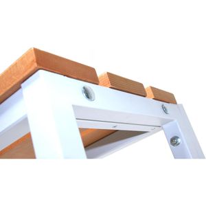 Produktbild für Umkleidebank SZ-Metall 55103-1, Sitzfläche Holz, 100 cm