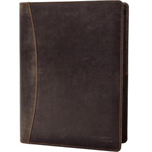 Produktbild für Schreibmappe Menzo MB58, marone, Echt Leder