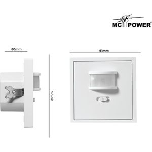 Produktbild für Bewegungsmelder McPower Shallow PIR