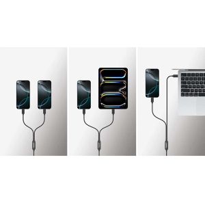 Produktbild für Ladekabel Manhattan 355810, schwarz, 2 m