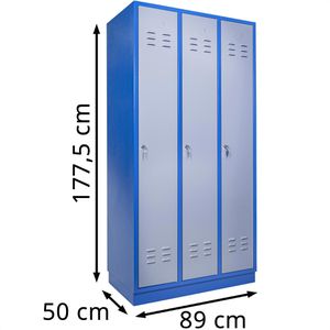 Produktbild für Spind Güde Typ GS 3, 40676, grau