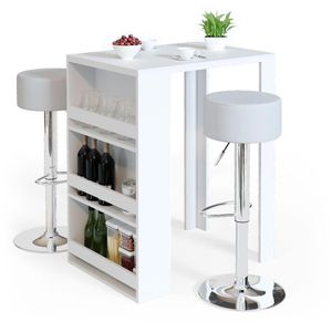 Produktbild für Bartisch Vicco weiß