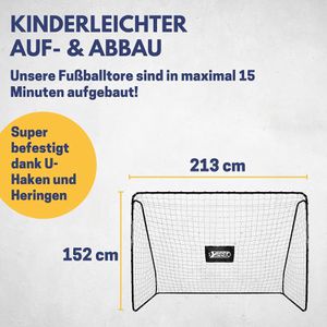 Produktbild für Fußballtor Best-Sporting 11083, aus Metall