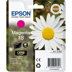 Produktbild für Tinte Epson 18 C13T180340 Gänseblümchen, magenta