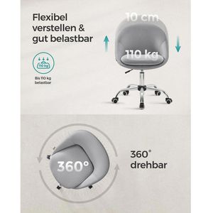Produktbild für Bürostuhl Songmics OBG020G01V1