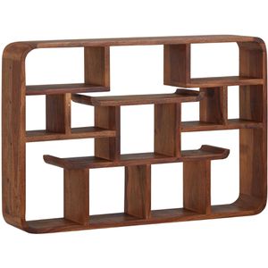 Wandregal Wohnling WL6.529, sheesham