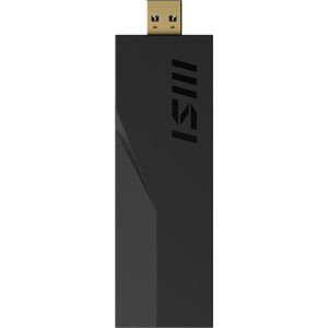 Produktbild für WLAN-Adapter MSI BE6500, GUBE65, USB 3.1