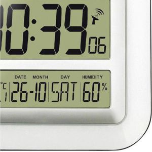 Produktbild für Wanduhr Technoline WS 8006, Kunststoff, digital, Funkuhr