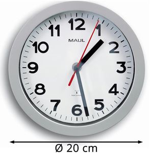 Produktbild für Wanduhr Maul Maulstep, Kunststoff, analog, Funkuhr