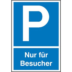 Parkplatzschild SafetyMarking aus Kunststoff