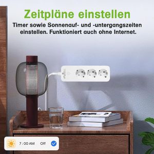 Produktbild für Steckdosenleiste Offgridtec 021615, mit 1,8m Kabel