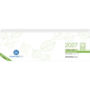 Produktbild für Tischkalender Zettler 146-0700, Recycling, Wochenkalender quer