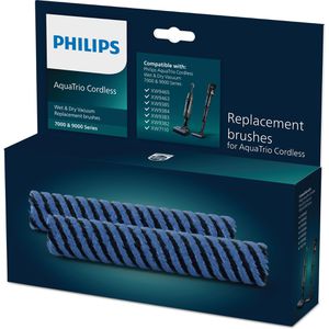 Produktbild für Bürstenwalze Philips Mikrofaser-Ersatzbürsten-Set, blau