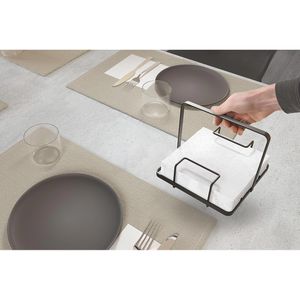 Produktbild für Serviettenhalter Metaltex Tokyo LAVA, Metall