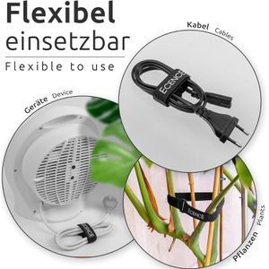 Produktbild für Kabelbinder ECENCE Universell, mit Klettverschluss