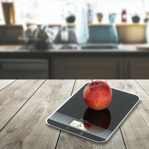 Produktbild für Küchenwaage Beurer KS 19 Black, mit Tara-Funktion, Teilung 1 g