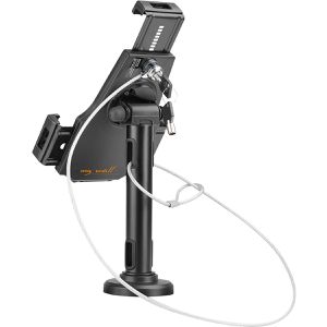 Produktbild für Tablet-Halterung myWall HT32L, 2-in-1, schwarz, für Tisch
