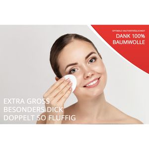 Produktbild für Wattepads Jean-Carol Maxi Soft, oval, extra groß