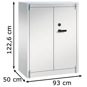 Produktbild für Aktenschrank CP-Möbel Certos, 1171-000, aus Metall, feuerfest