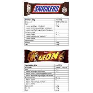 Produktbild für Schokoriegel Snackbox Mix