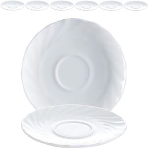 Untertasse Arcoroc Trianon ARC D6925, weiß